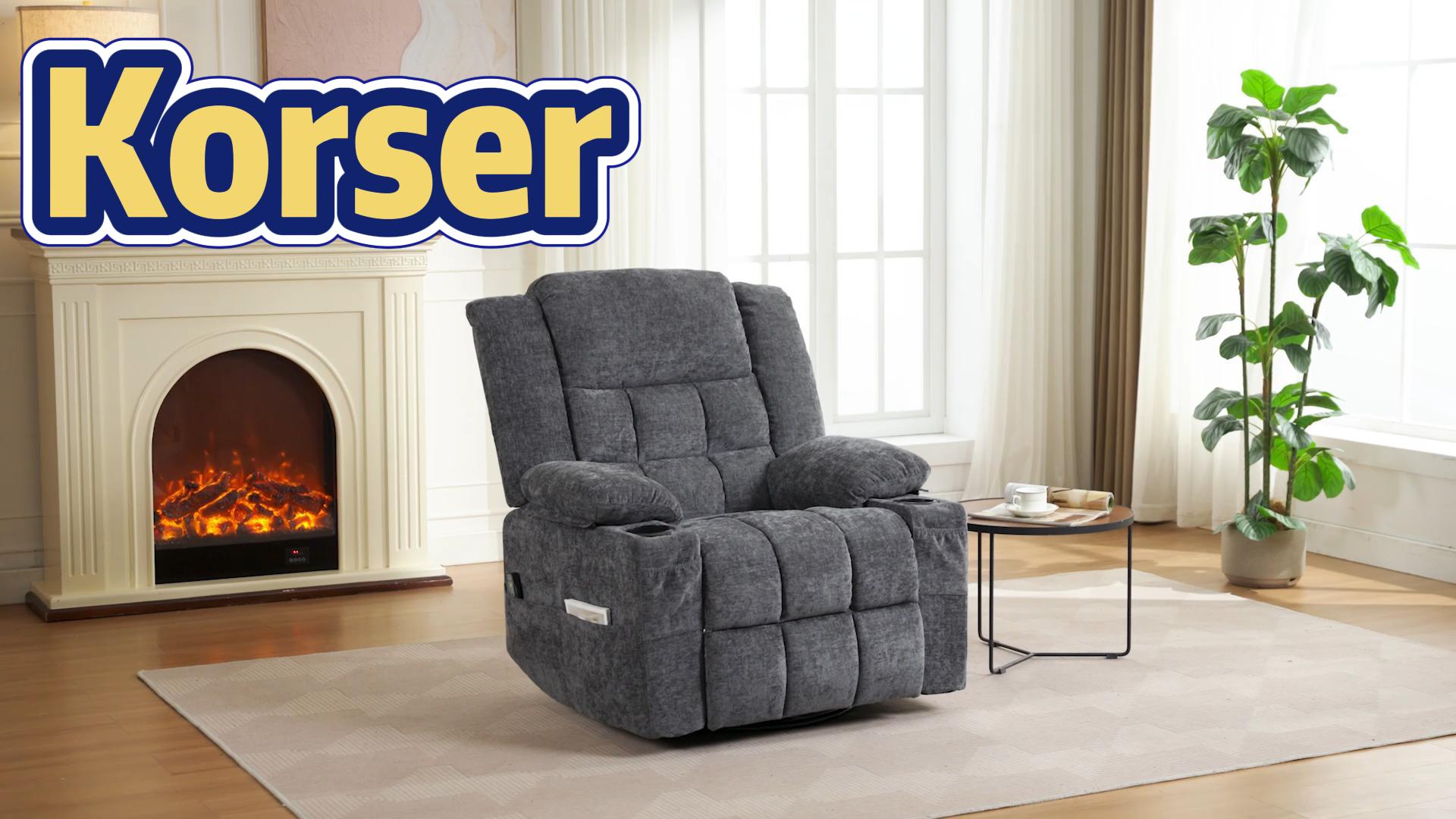 Watch Korser Recliner Chair on Amazon Live